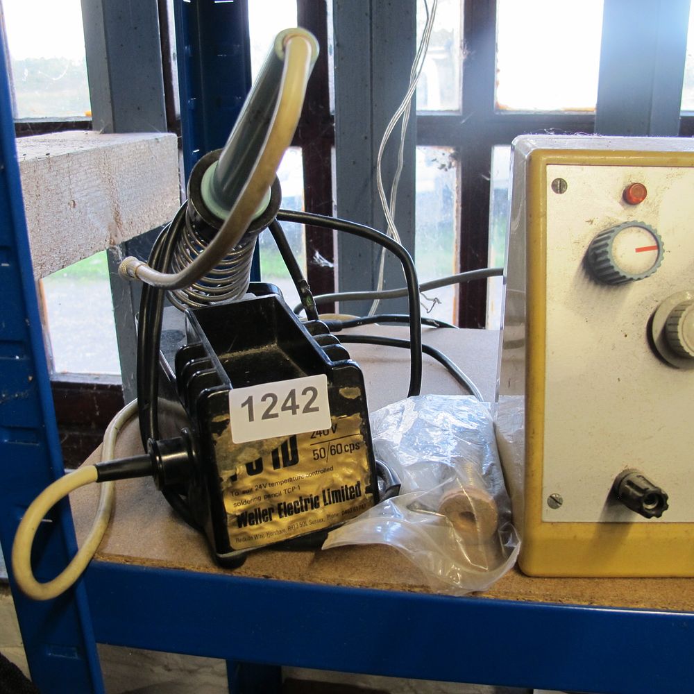Lot 1242: Soldering iron