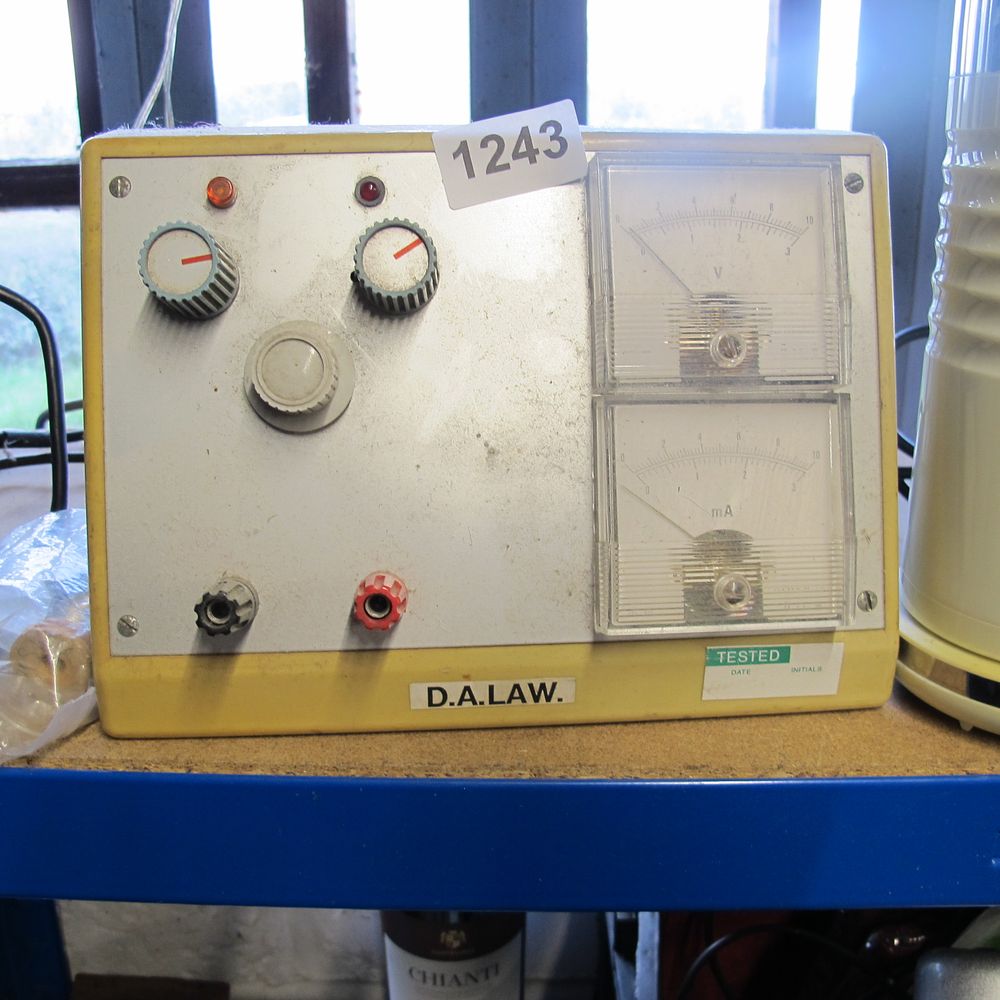 Lot 1243: electrical testing meter
