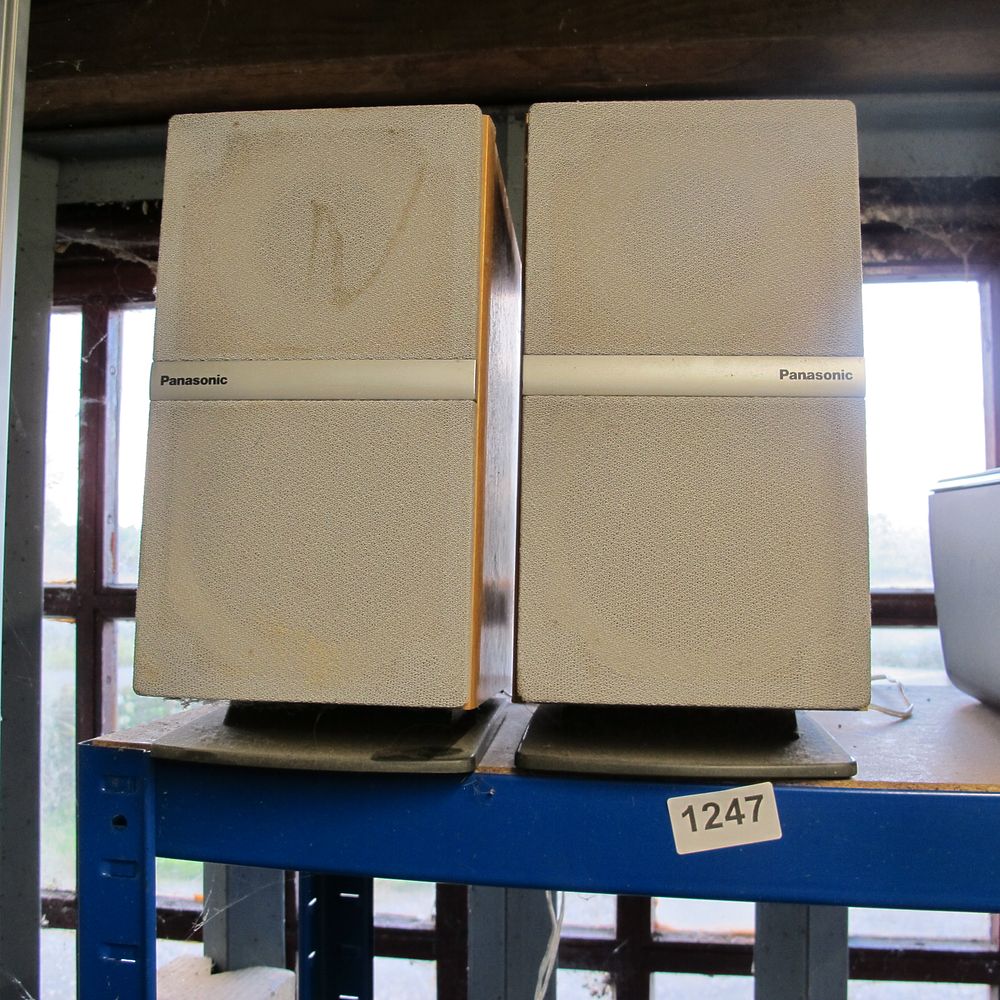 Lot 1247: Panasonic speakers