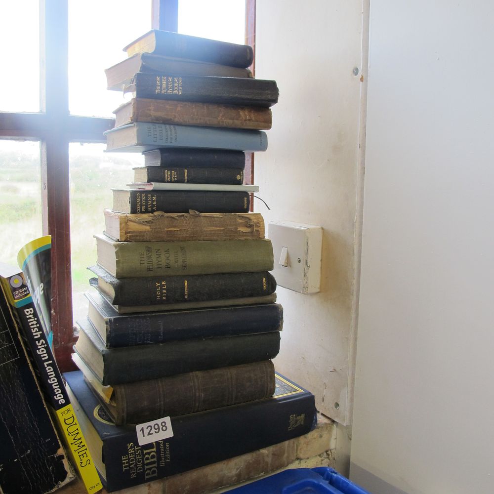 Lot 1298: old bibles