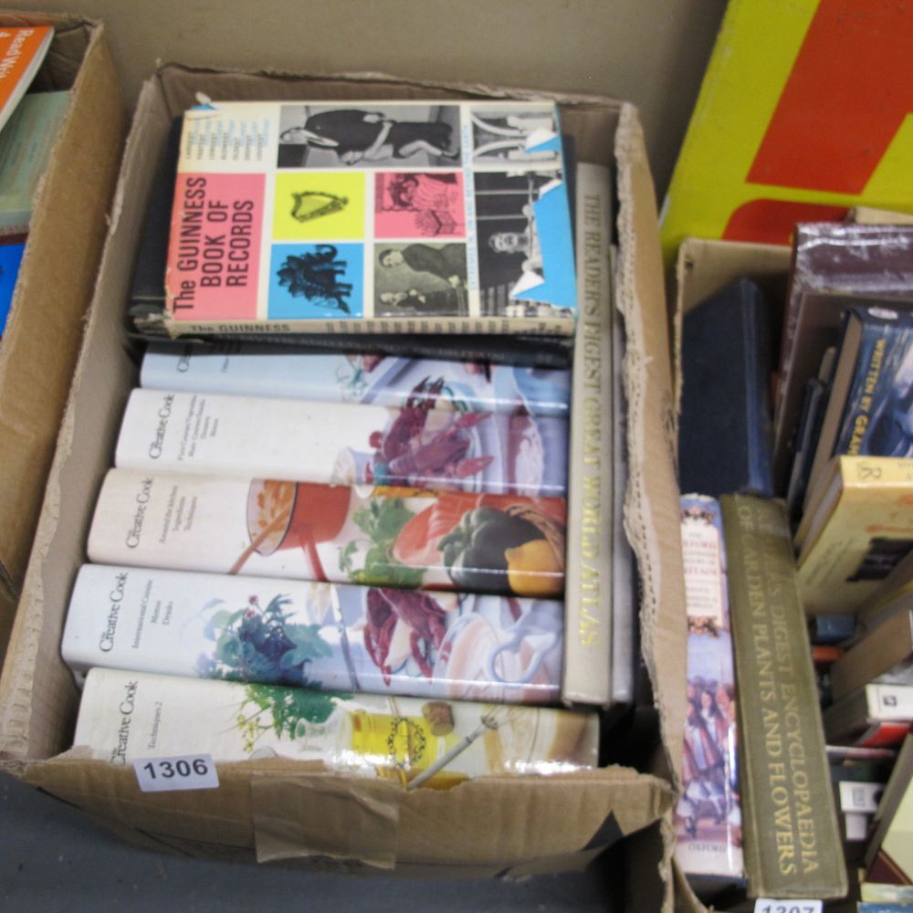 Lot 1306: box of books