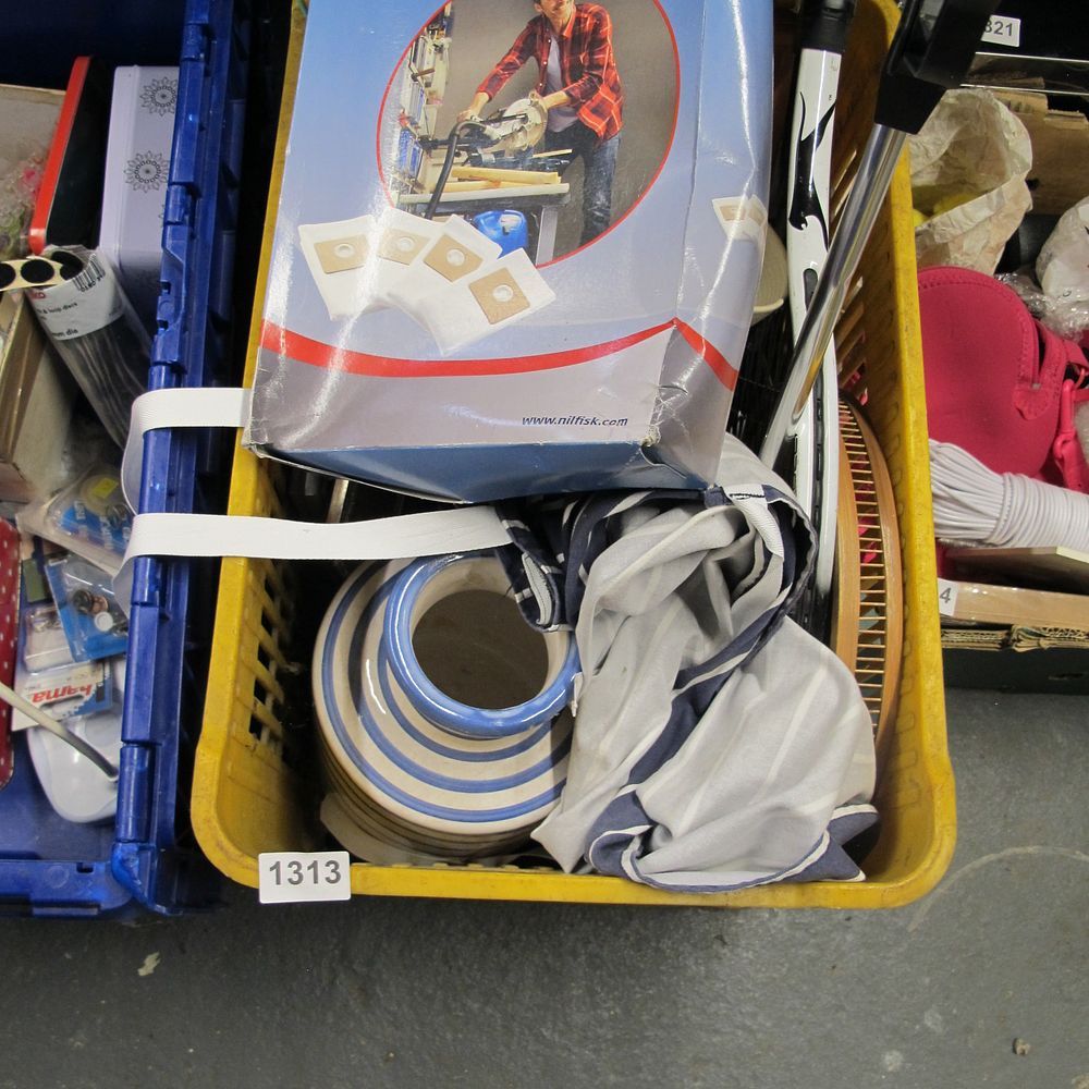 Lot 1313: box of misc
