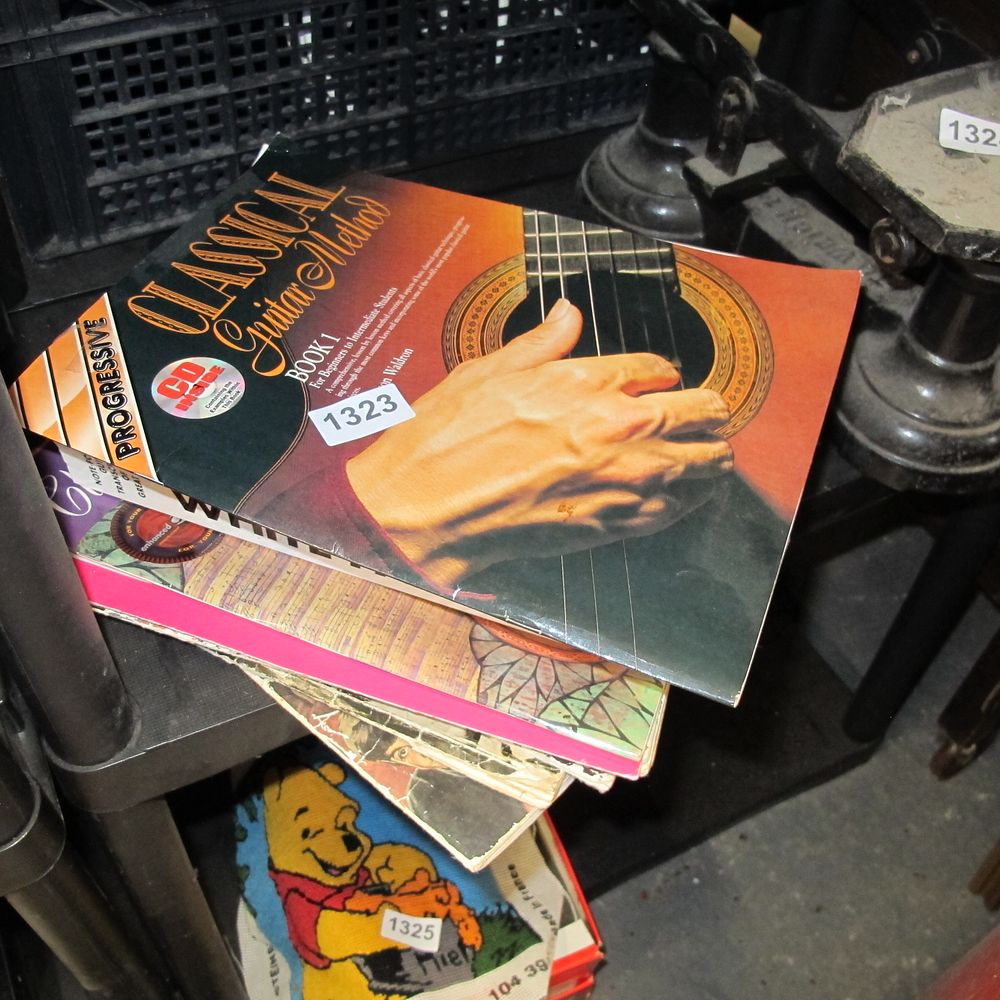 Lot 1323: guitar books