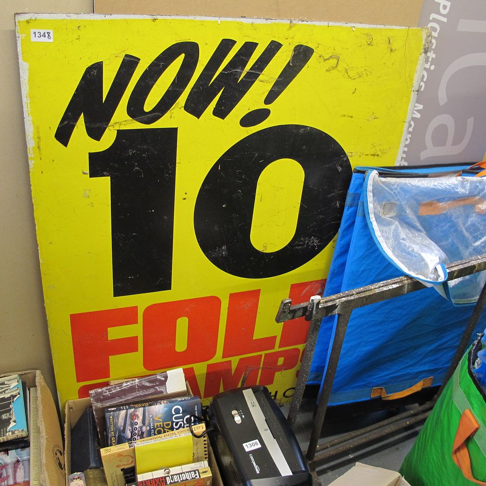 Lot 1348: old sign