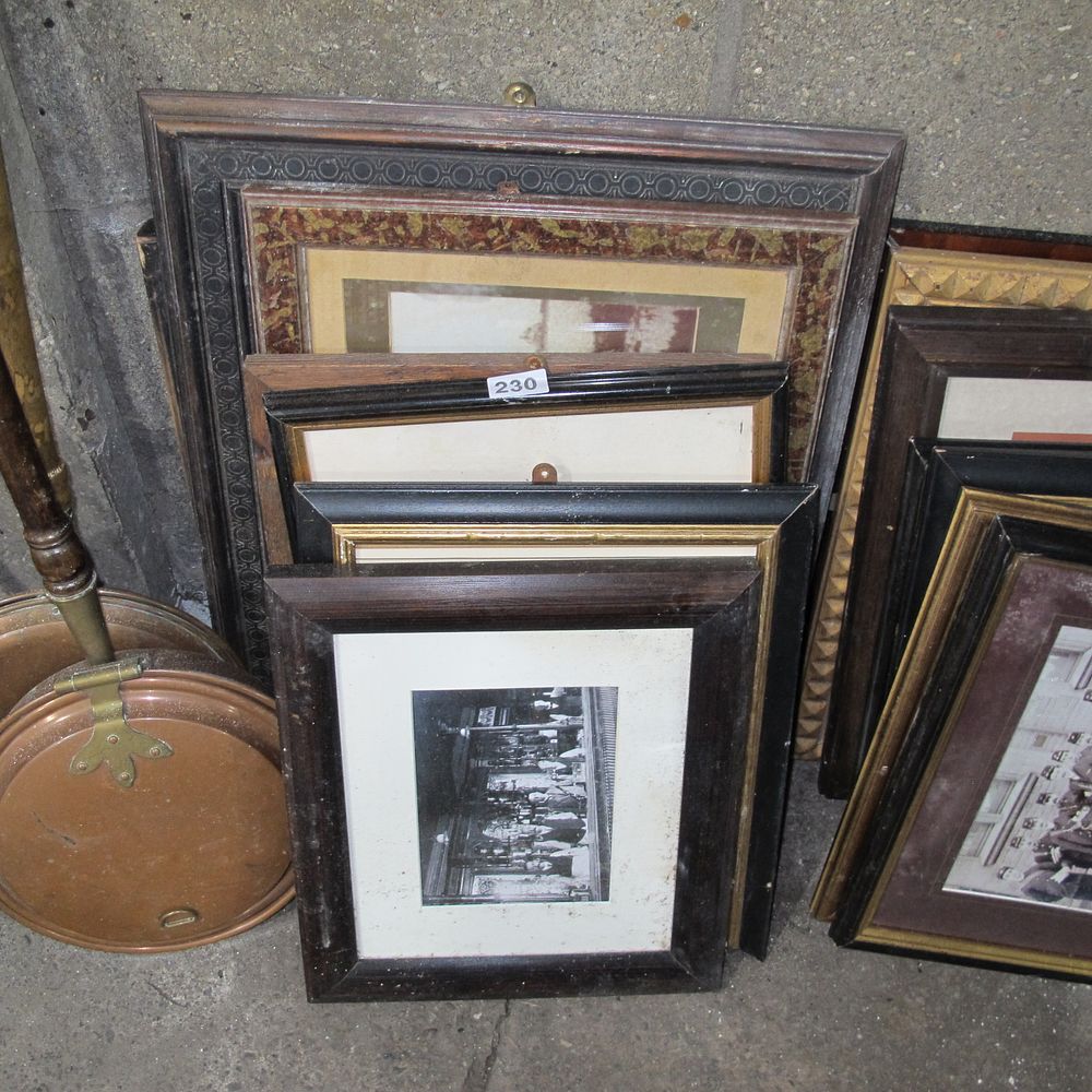 Lot 230: A quantity of pictures and black and white...