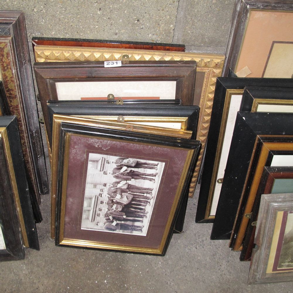 Lot 231: A quantity of pictures and black and white...
