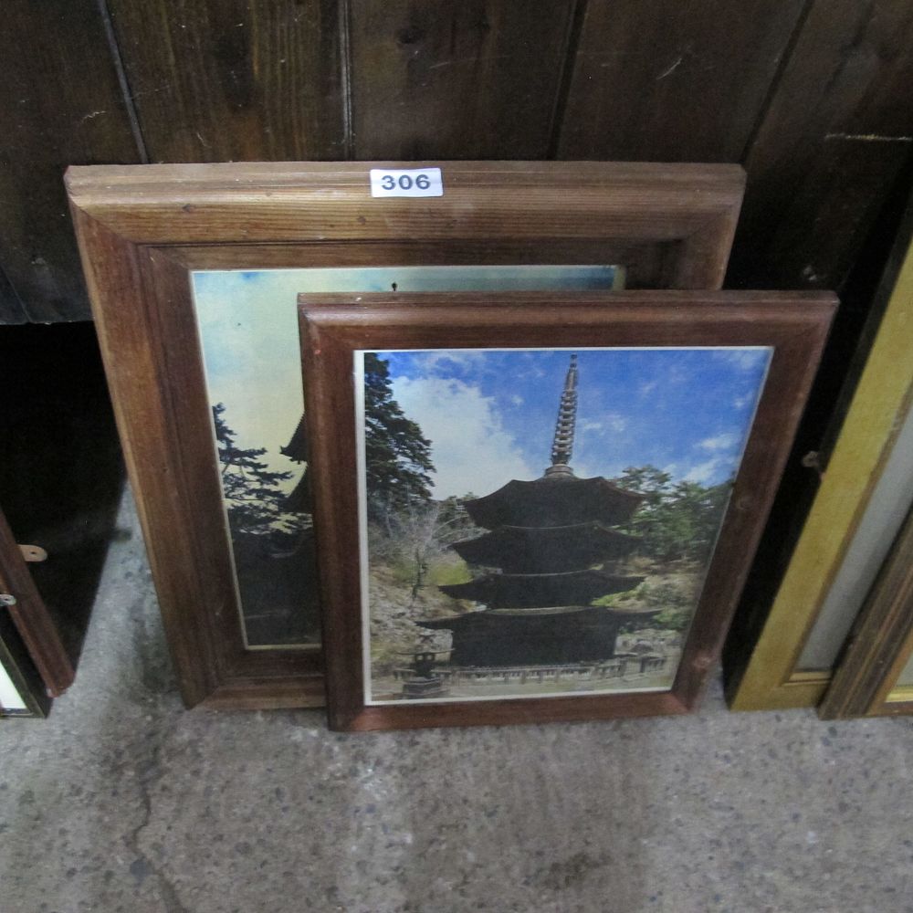 Lot 306: A quantity of oriental temple pictures