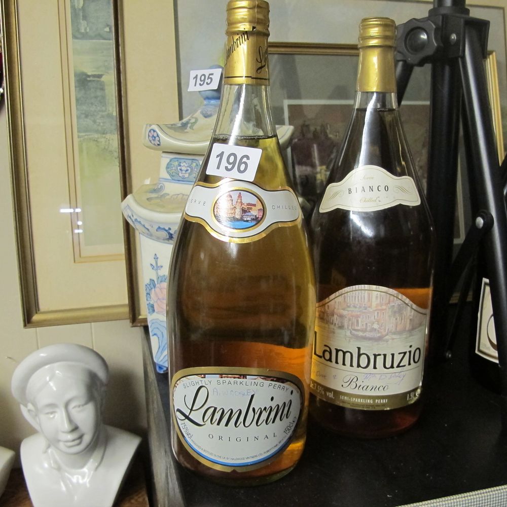 Lot 196: 2 bottles of alcohol