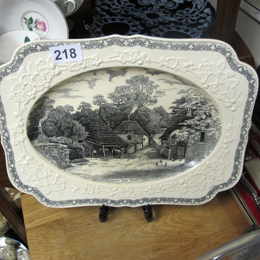 Lot 218: platter