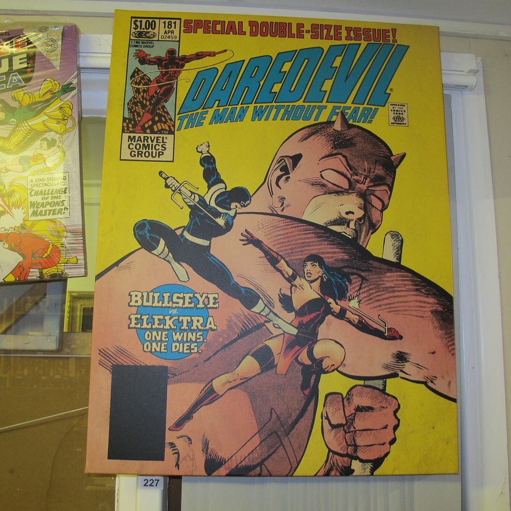 Lot 227: Daredevil wall art
