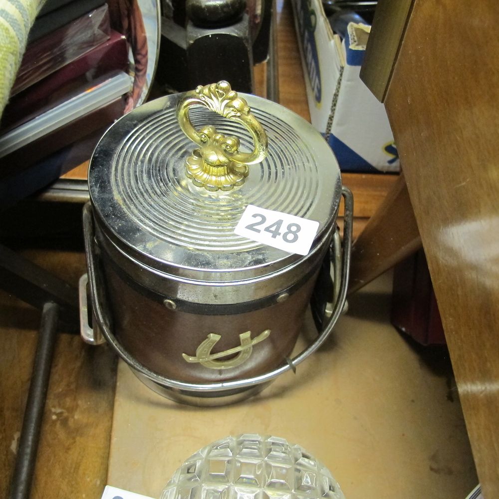 Lot 248: vintage ice bucket