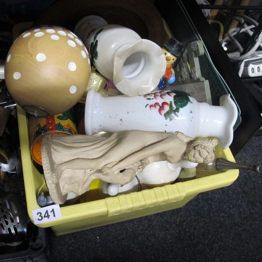 Lot 341: box of misc
