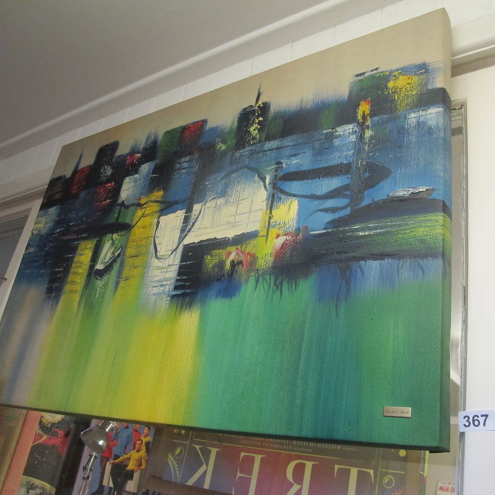 Lot 367: Rachel Jack abstract art work