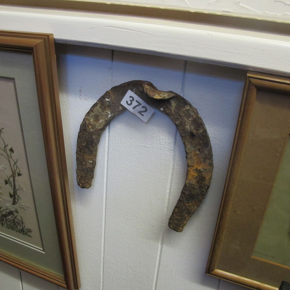 Lot 372: large horse shoe