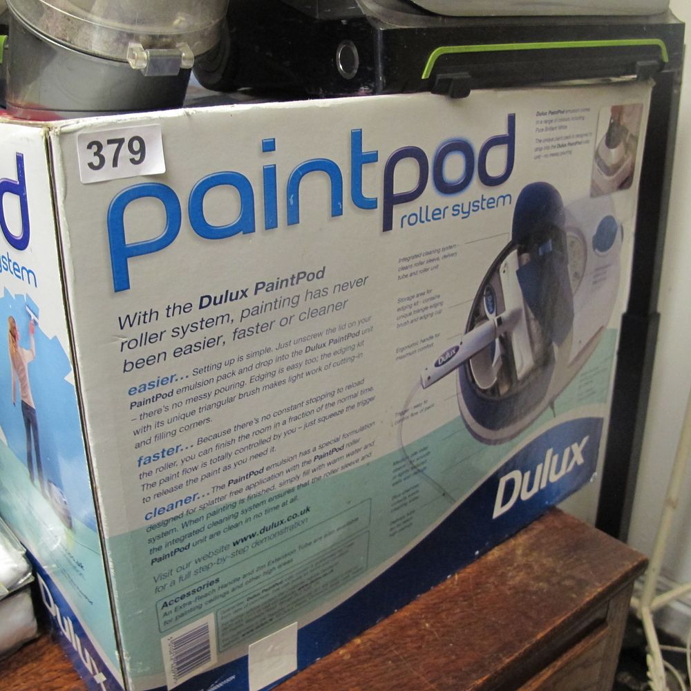 Lot 379: paint pod roller system