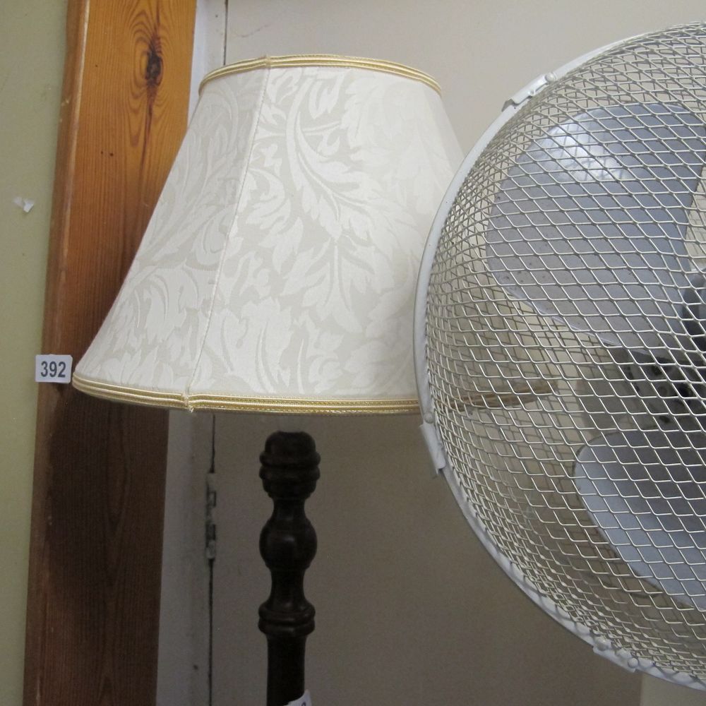 Lot 393: floor standing lamp