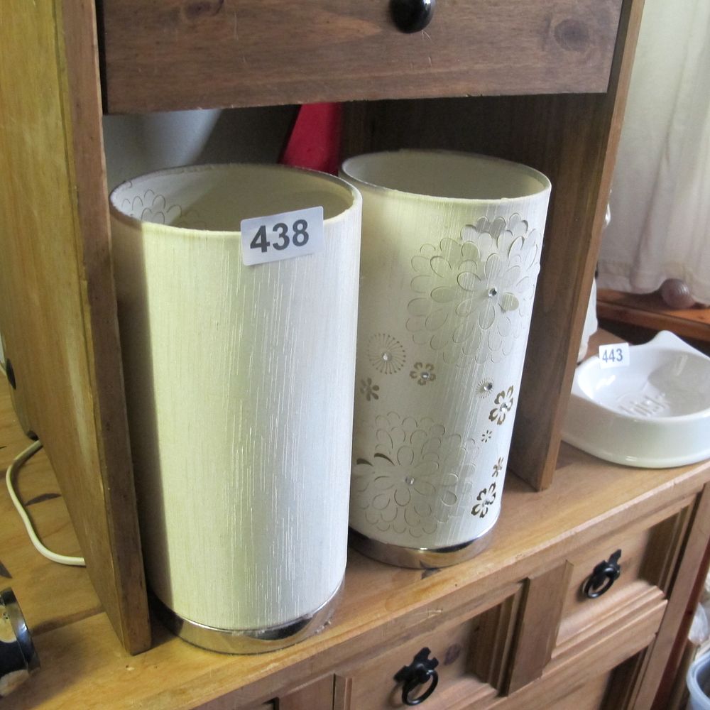 Lot 438: 2 table lamps