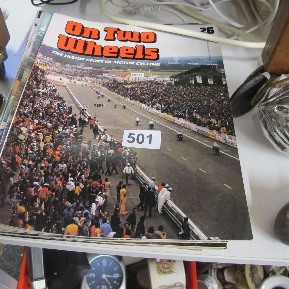 Lot 501: qty of motorcycle magazines