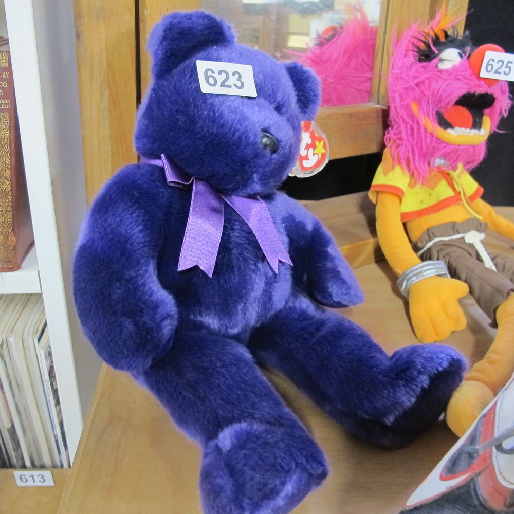 Lot 623: Large TY beanie baby Princess Diana teddy