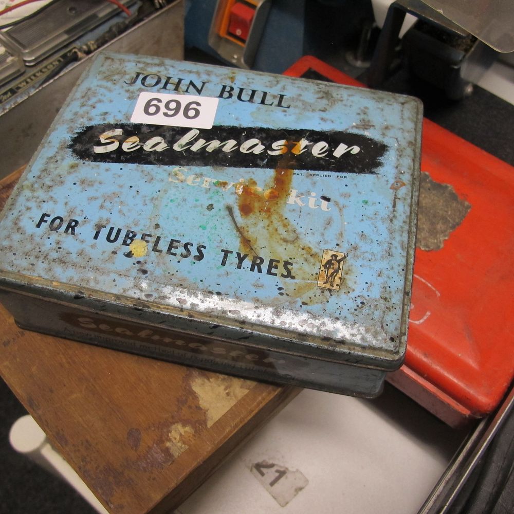 Lot 696: vintage John Bull puncture kit