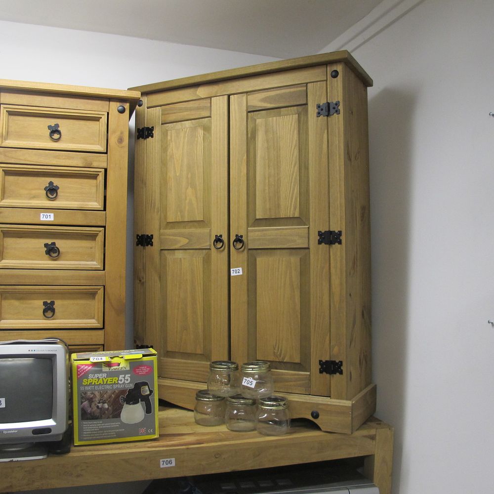 Lot 702: corona double door cabinet