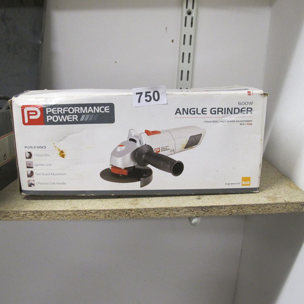Lot 750: angle grinder