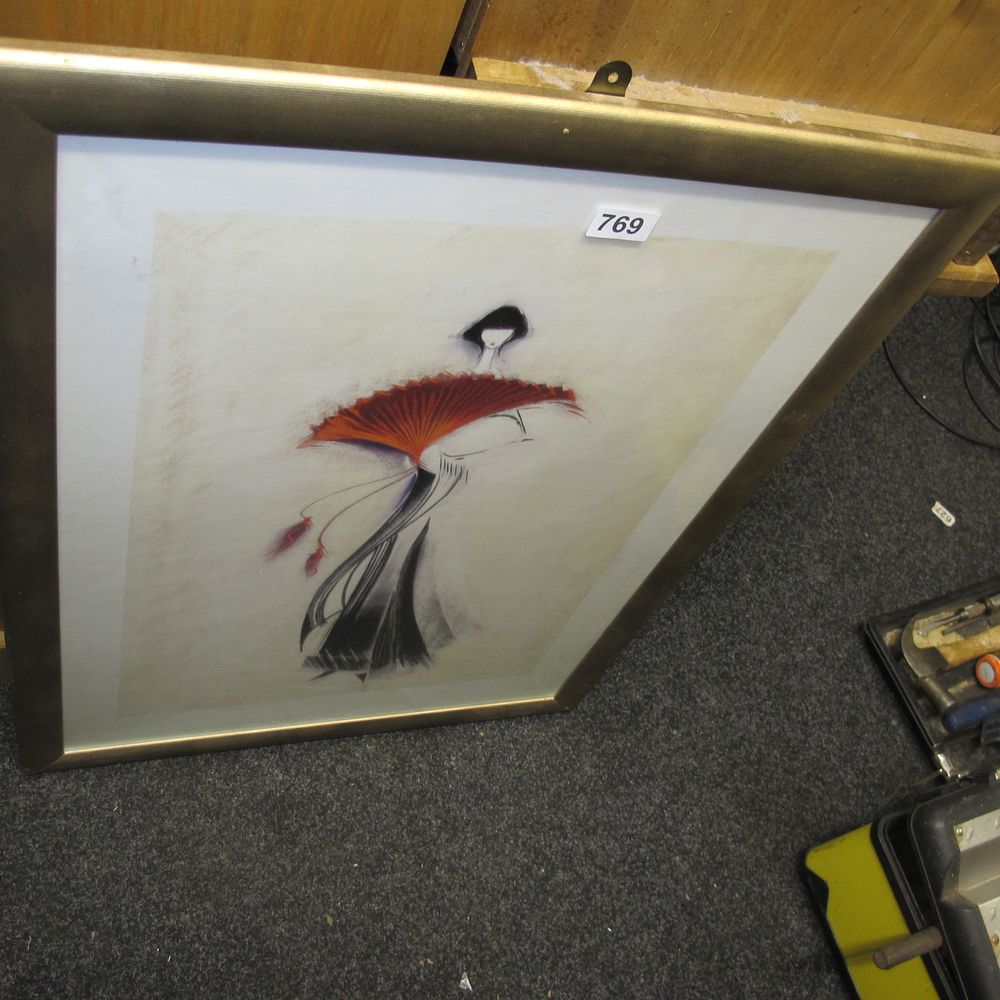 Lot 769: beautiful Art Deco print