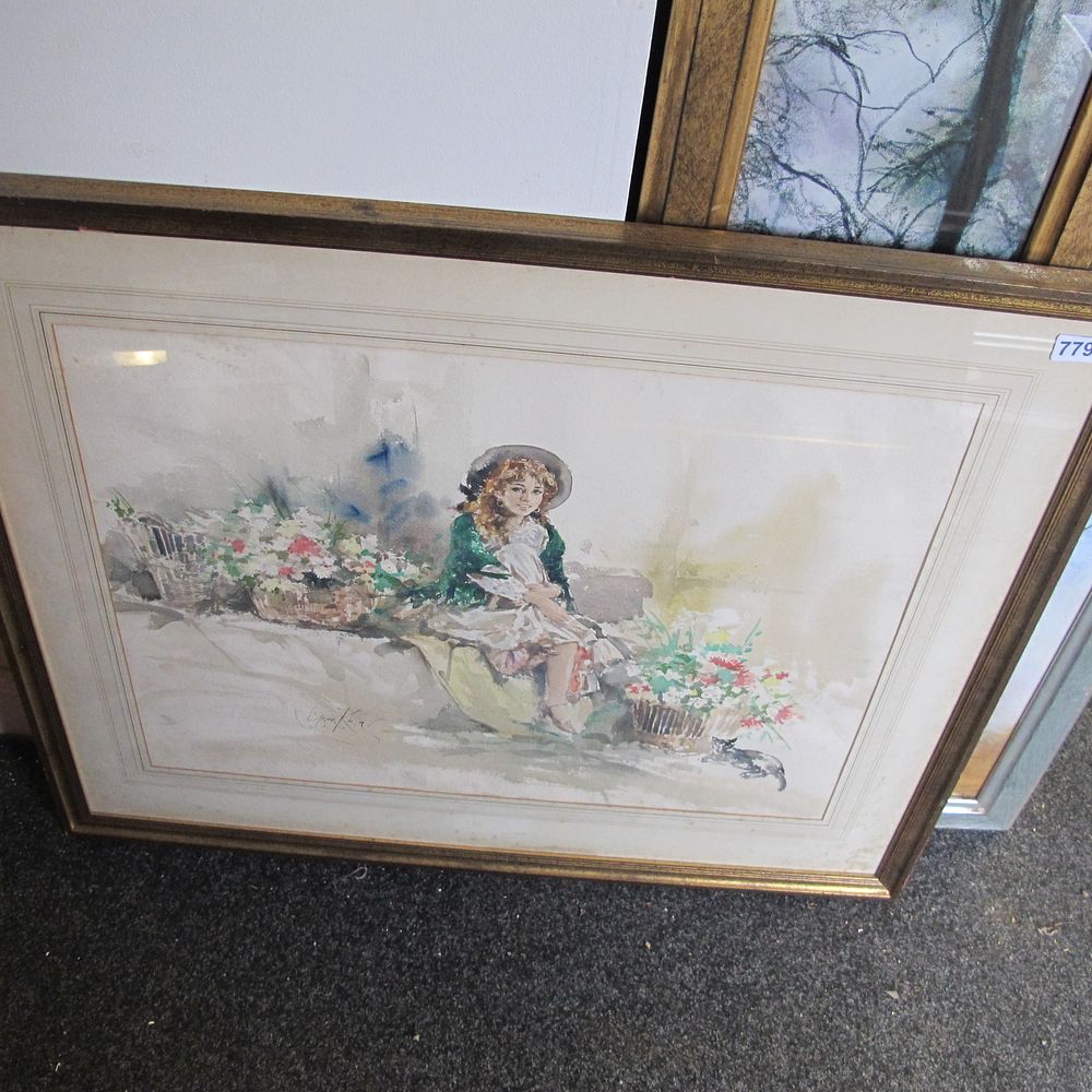 Lot 779: large painting 1 of 3