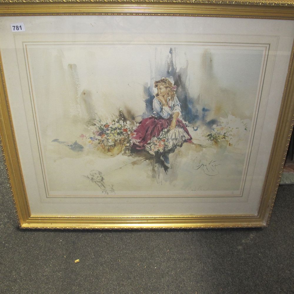 Lot 781: large painting 3 of 3