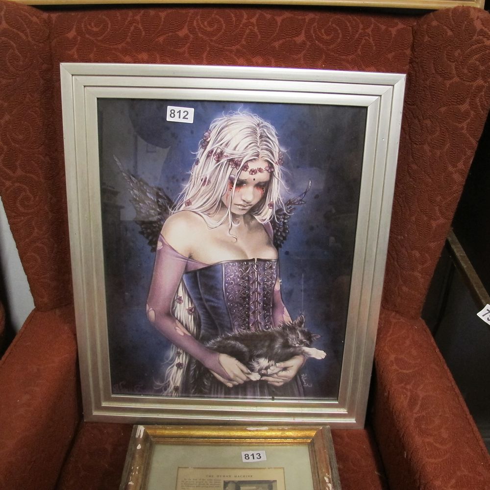 Lot 812: painting of a Mystical fairy