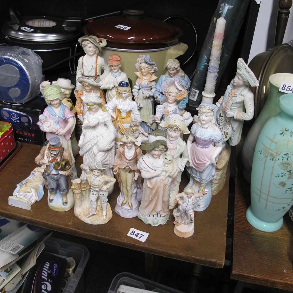 Lot 847: exquisite collection of porcelain figurines