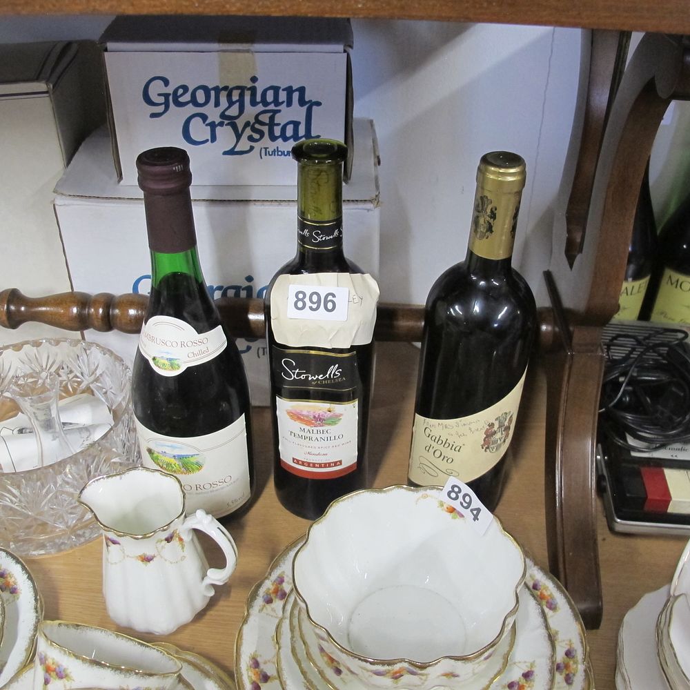 Lot 896: 3 bottles of booze