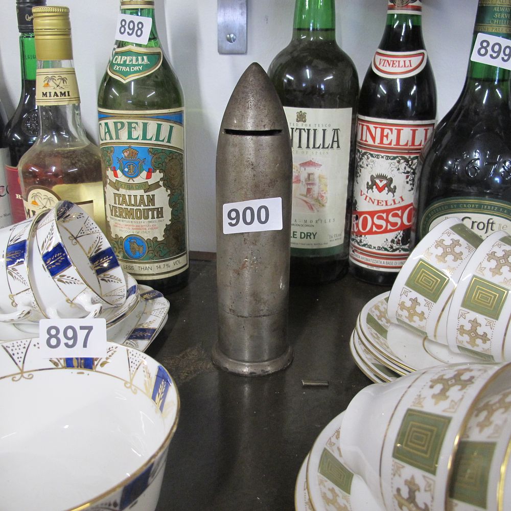 Lot 900: world war 1 Austrian 37mm trench gun shell...