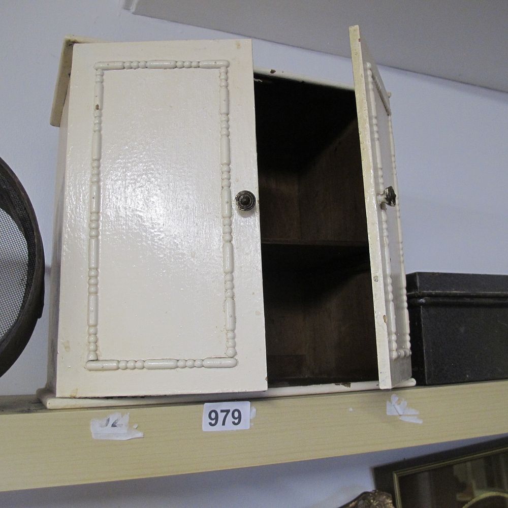 Lot 979: wooden cabinet