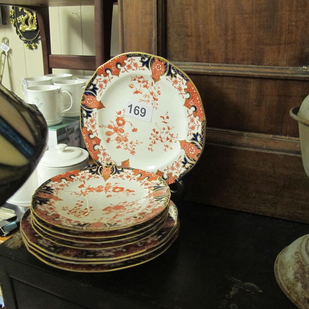 Lot 169: Vintage Royal Crown Derby plates
