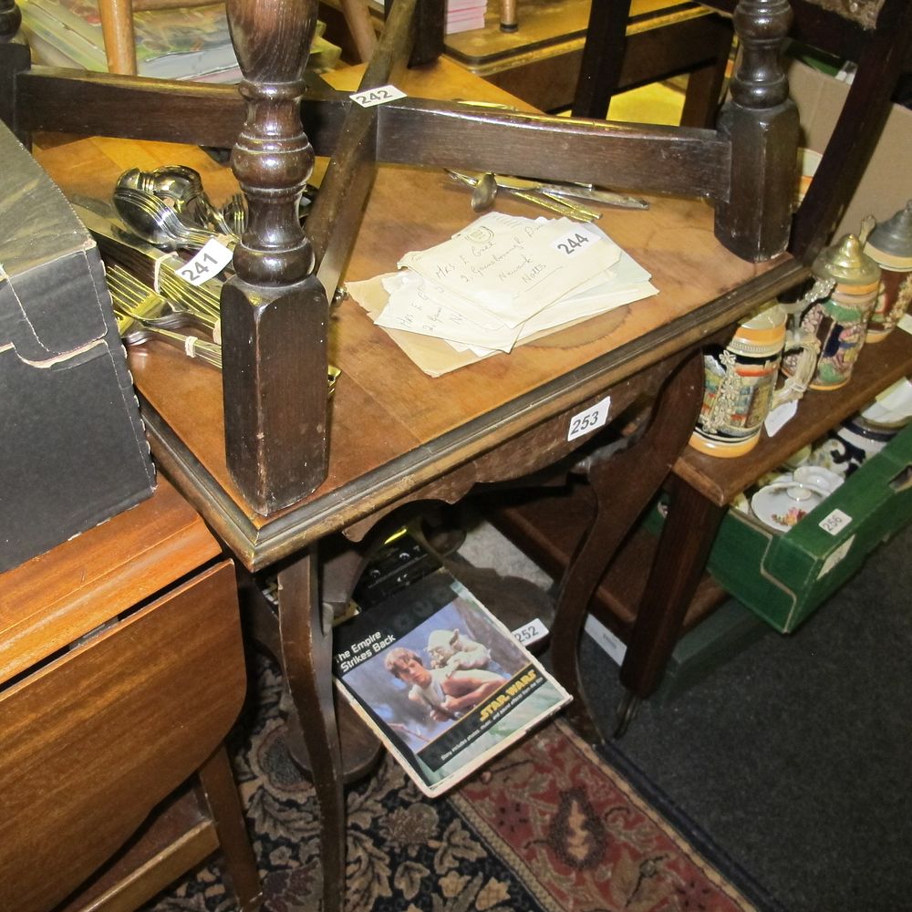 Lot 253: vintage side table