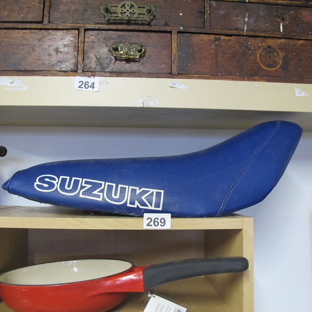 Lot 269: Suzuki motorcross seat