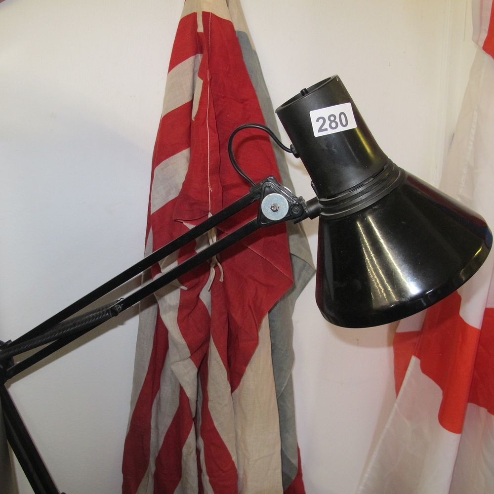 Lot 280: angle poised style lamp