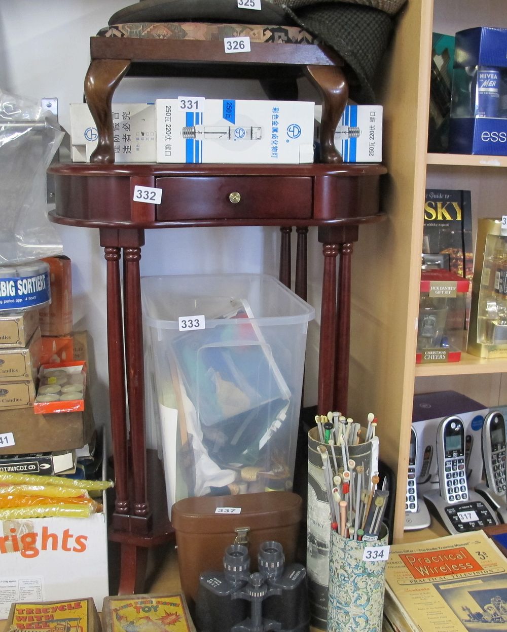 Lot 332: small table