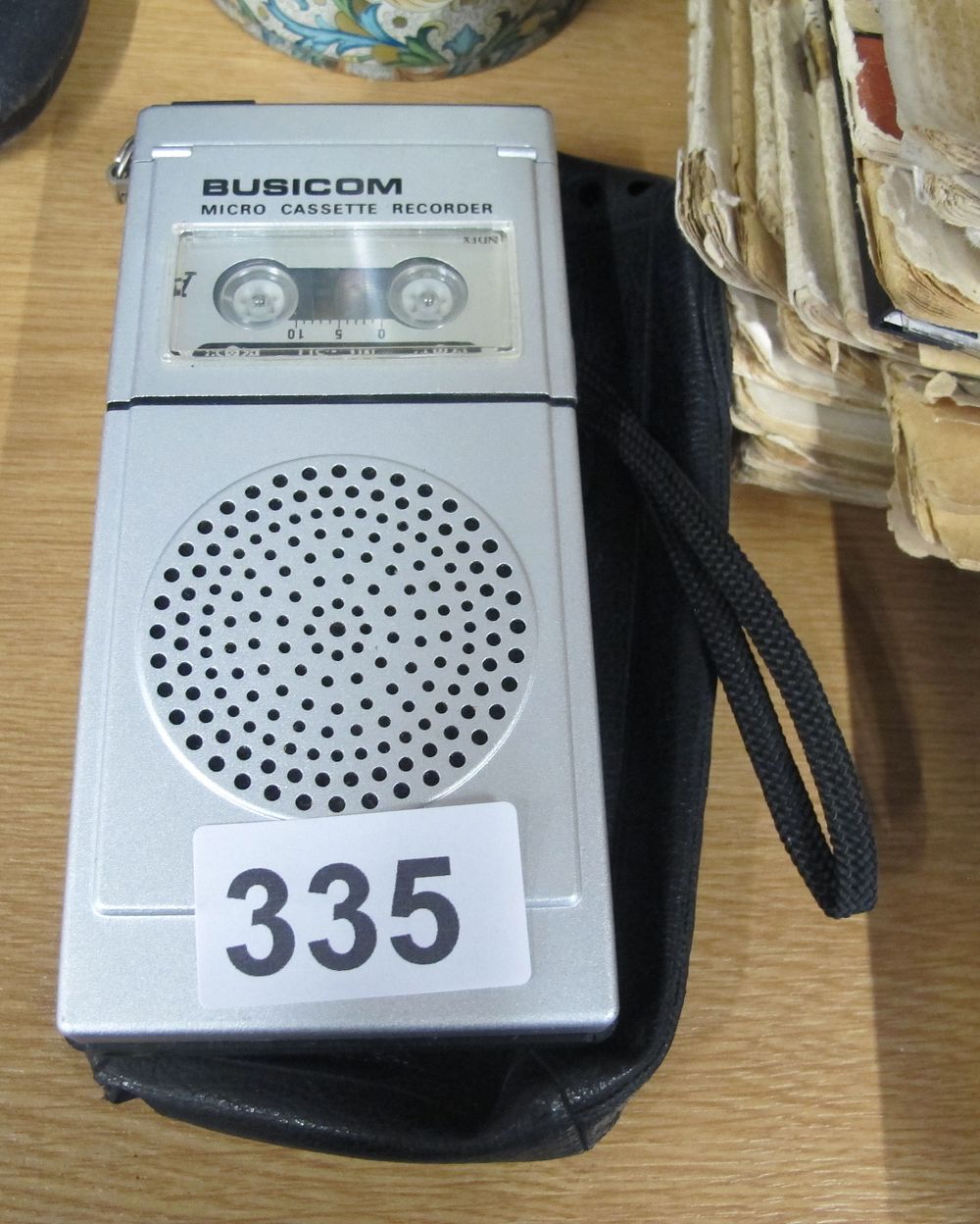 Lot 335: Busicom micro cassette recorder