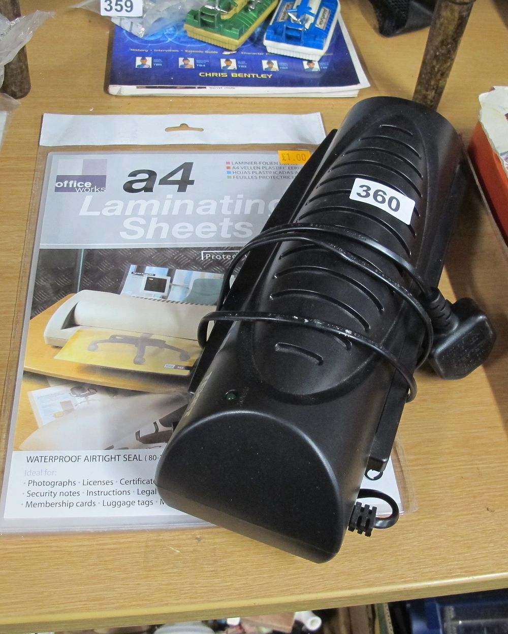 Lot 360: A4 laminator