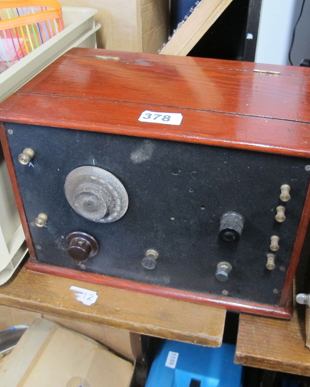 Lot 378: home made radio