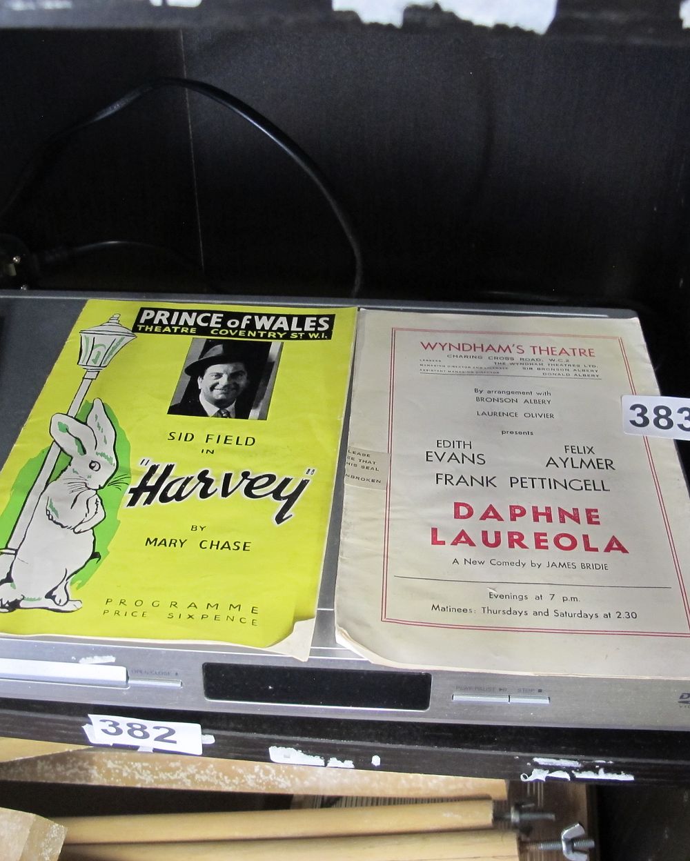 Lot 383: vintage theatre programmes