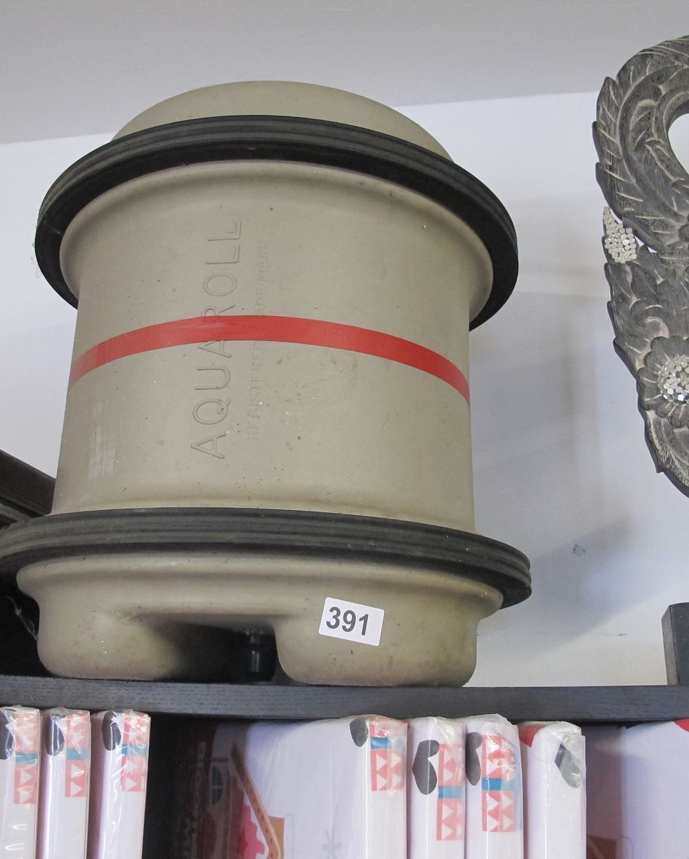 Lot 391: water barrel