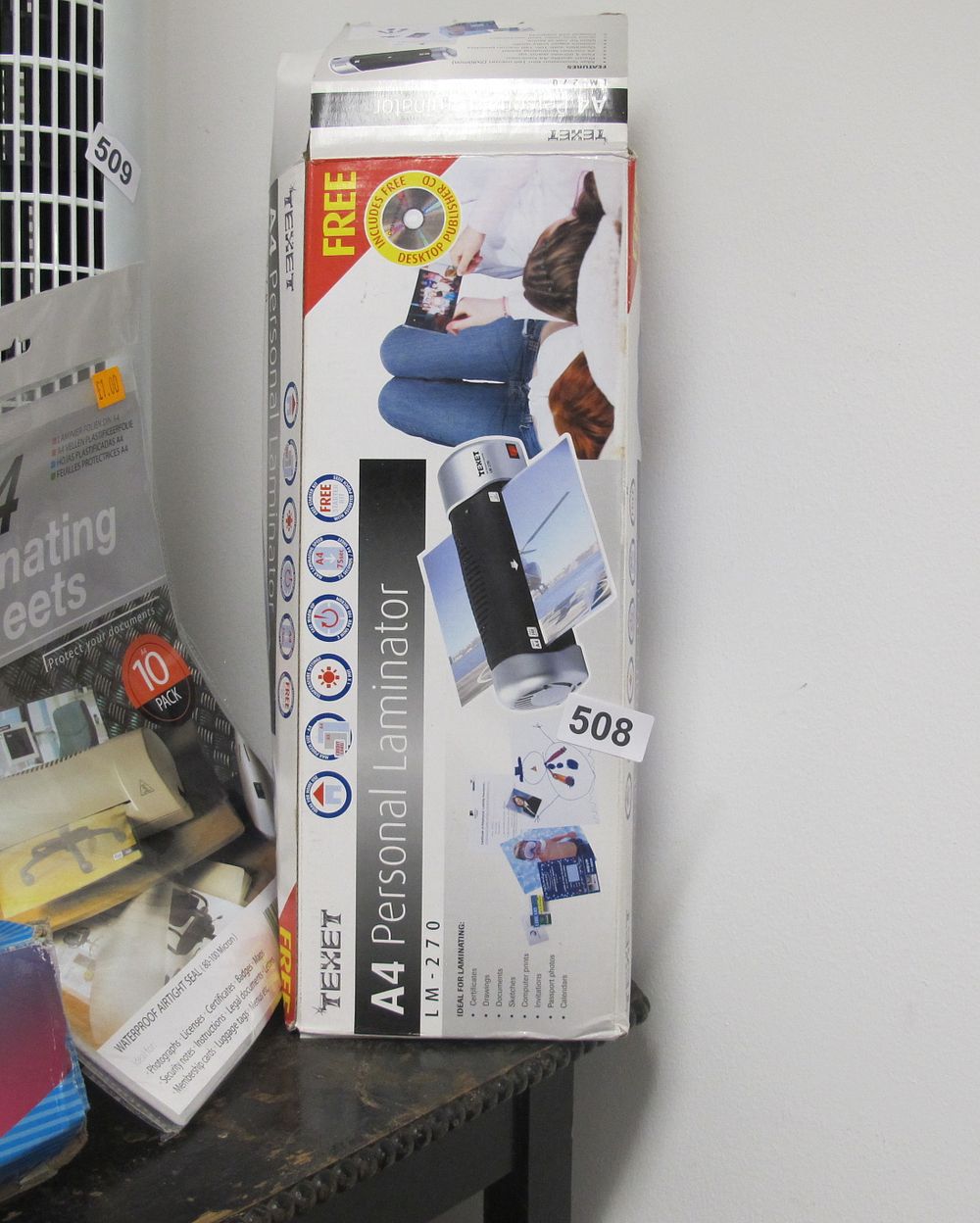Lot 508: laminator