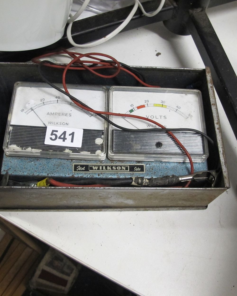 Lot 541: vintage electrical meters