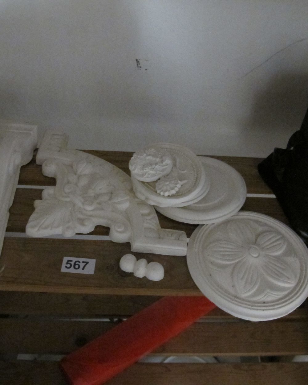 Lot 567: plaster mouldings