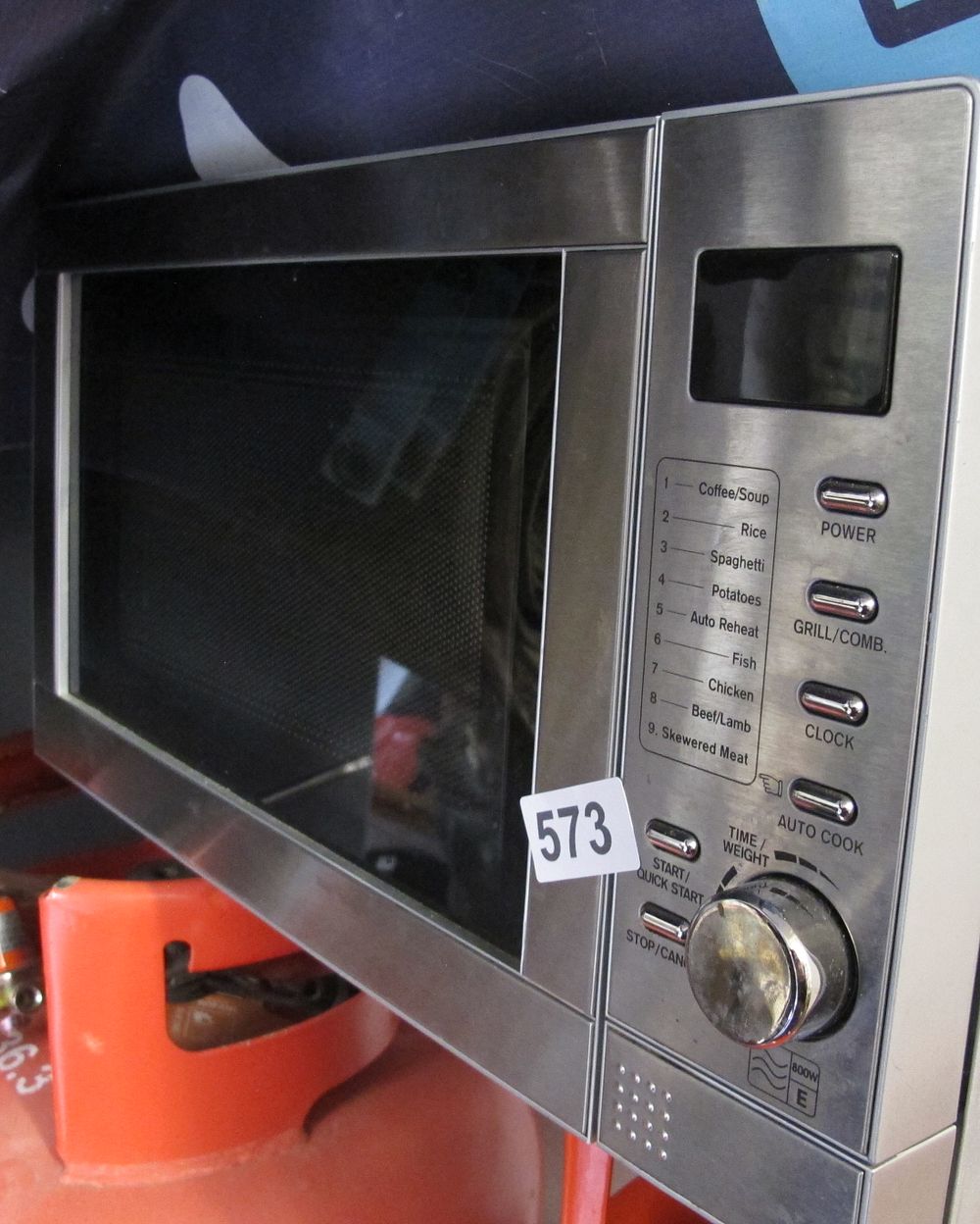 Lot 573: microwave