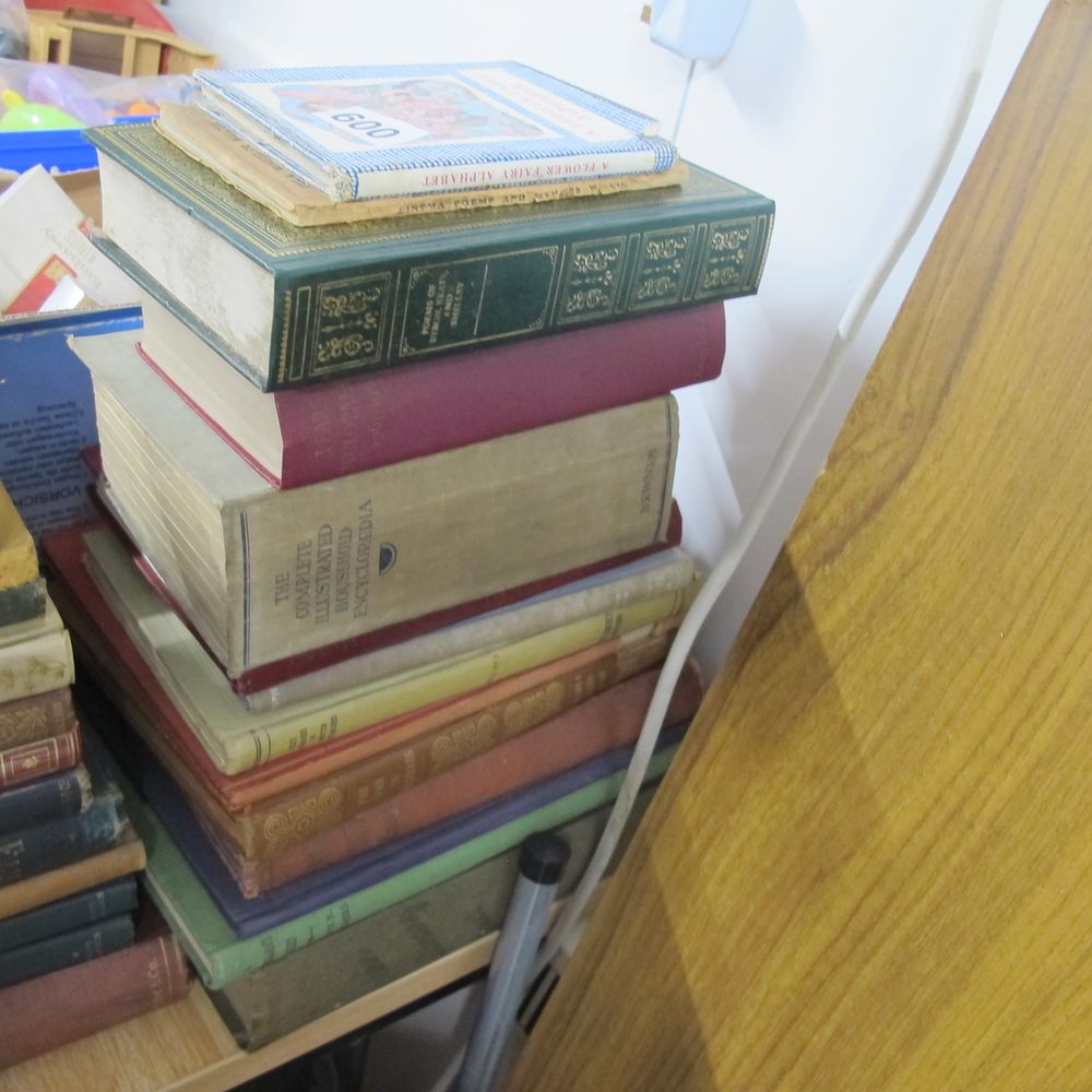 Lot 600: Large collection of vintage books