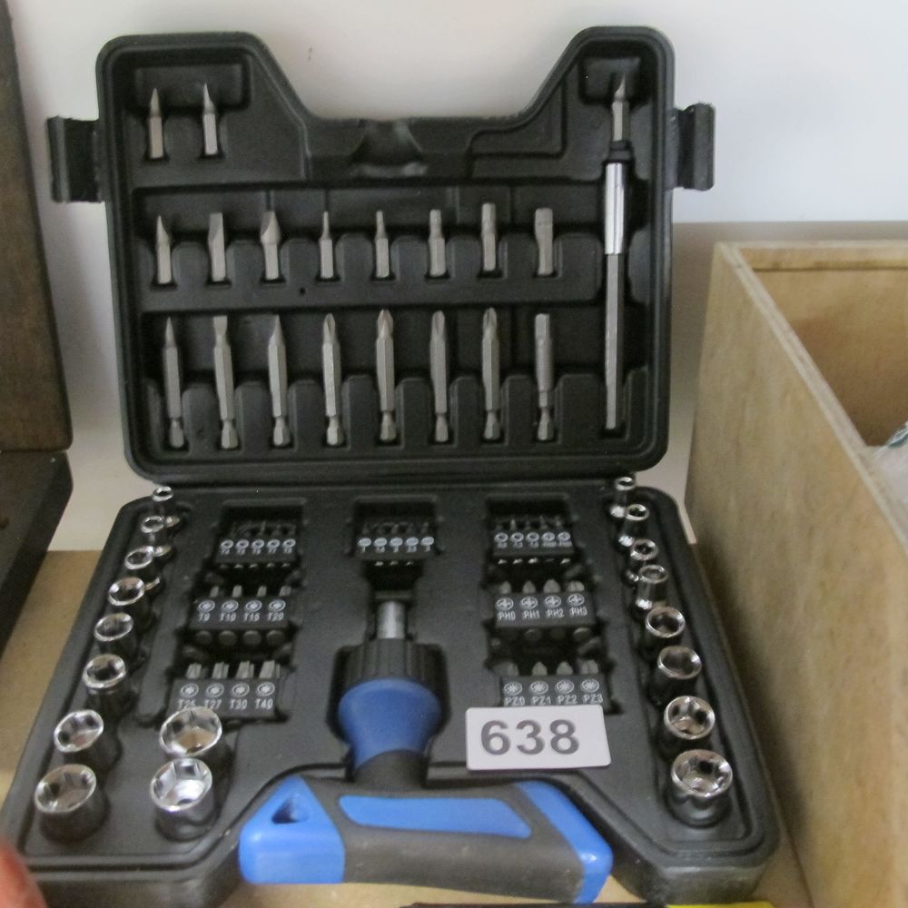 Lot 638: large boxed socket set